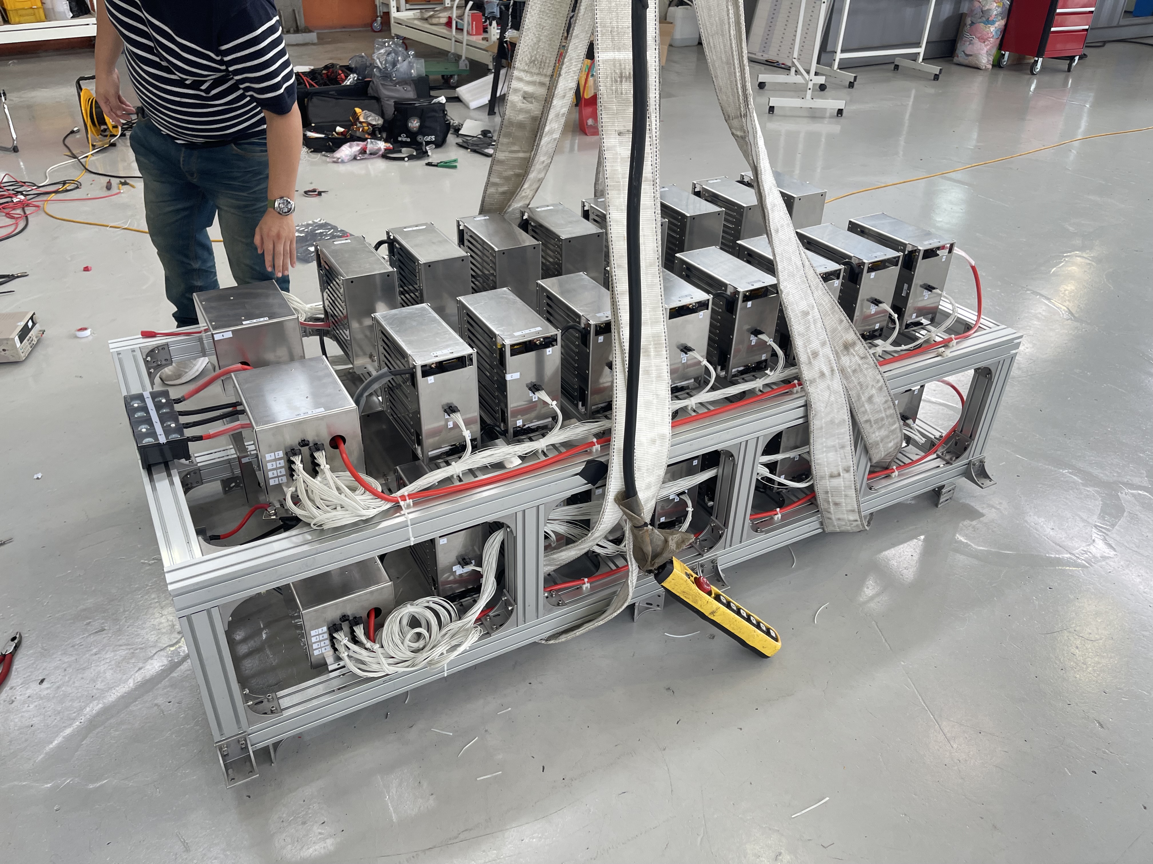 Iron-bird pack installation