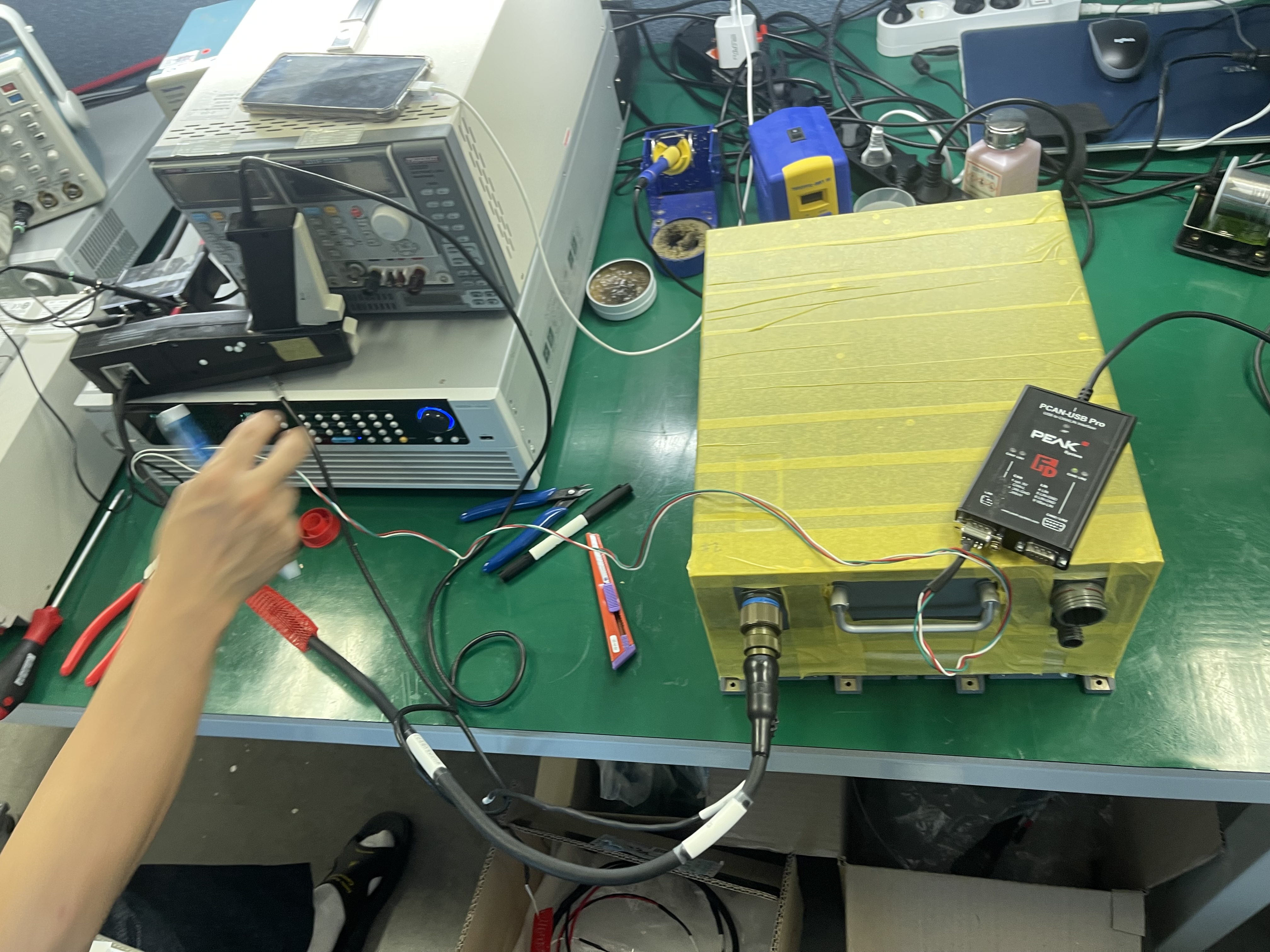 Battery pack communication test 1